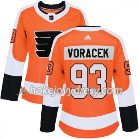 Dámské Hokejový Dres Philadelphia Flyers Jakub Voracek 93 Adidas 2017-2018 Oranžová Authentic